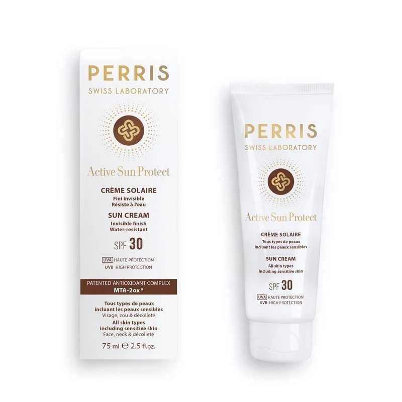 Active Sun Protect Sun Cream SPF 30 - 75 мл - Perris Swiss Laboratory