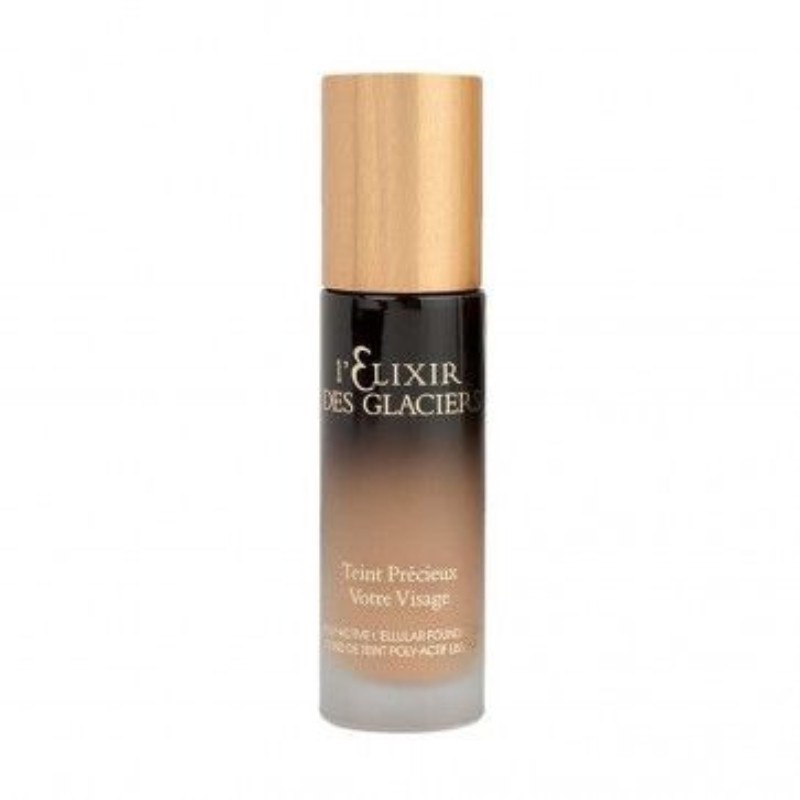 Elixir des Glaciers Teint Precieux 30ml  -  Valmont  - 化妆琥珀色米色佛罗伦萨面部效果提升。.