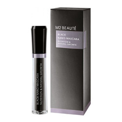 M2 Beauté  - 黑色纳米睫毛膏营养和天然生长6毫升。