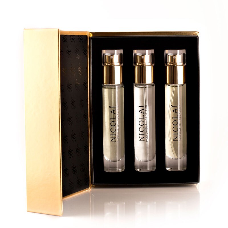 Nicolai - Coffret Eau de Toaleta 3x15 ml (Róża Pivone, FIF-Tea, Cap Neroli)